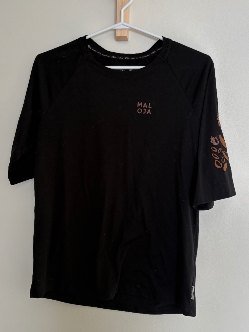 Maloja Women's T-Shirt - Black - Sz L